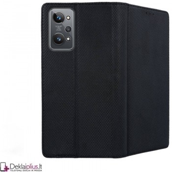 Telone atverčiamas dėklas - juodas (Realme GT2) Telone atverčiamas dėklas - juodas (Realme GT2)